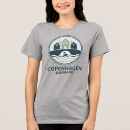 コペンハーゲン デンマーク ヨーロッパ トライブレンドTシャツ