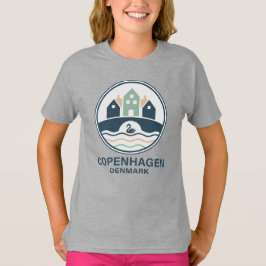 コペンハーゲン デンマーク ヨーロッパ Tシャツ