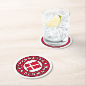 コペンハーゲン・デンマーク ラウンドペーパーコースター (インサイチュ)