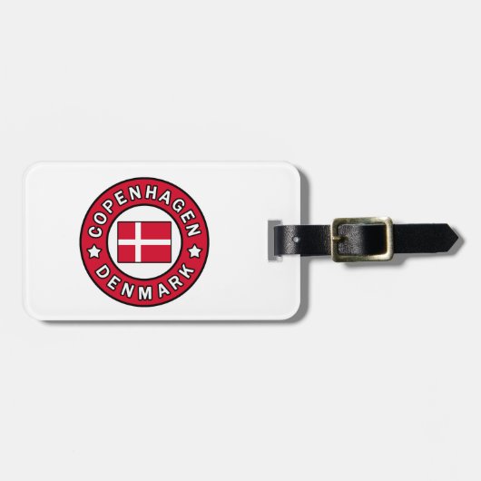 コペンハーゲン・デンマーク ラゲッジタグ (正面横)