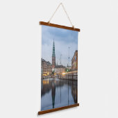 コペンハーゲン・デンマーク 吊り下げ型タペストリー (傾斜あり)