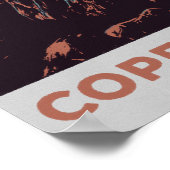 コペンハーゲン・デンマーク、小さな人魚の像ポスト ポスター (角)