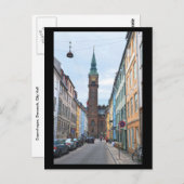 コペンハーゲン、デンマーク、市役所 ポストカード (正面/裏面)