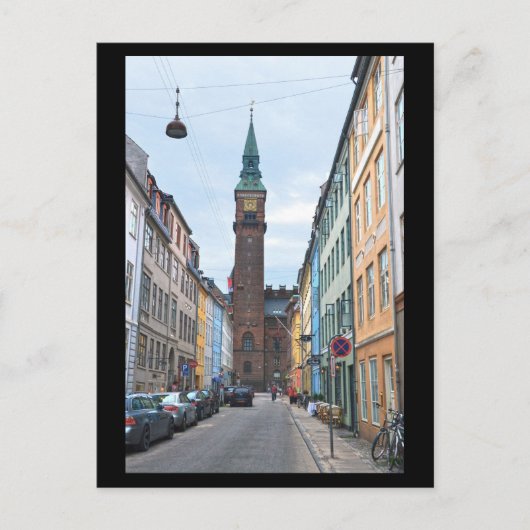 コペンハーゲン、デンマーク、市役所 ポストカード (正面)