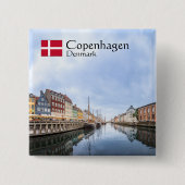 コペンハーゲン・デンマーク 缶バッジ (正面)