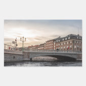 コペンハーゲン・デンマーク 長方形シール (正面)