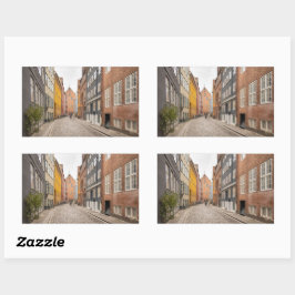 コペンハーゲン・デンマーク 長方形シール