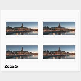 コペンハーゲン・デンマーク 長方形シール