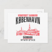 コペンハーゲン ポストカード (正面/裏面)
