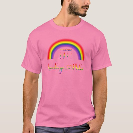 コペンハーゲン·マルメLGBTQワールド·プライド2021 Tシャツ (正面)