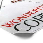 コペンハーゲン・ヴィンテージ旅行ポスター復元 ポスター (角)