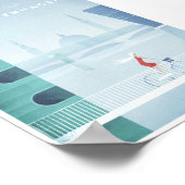 コペンハーゲン・ヴィンテージ旅行ポスター ポスター (角)