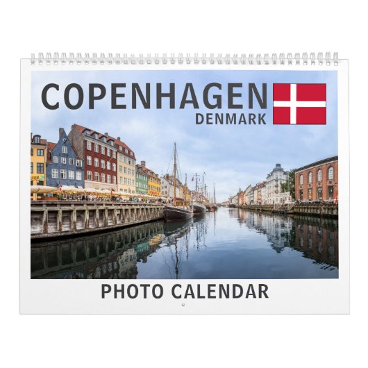コペンハーゲンDenmark 2026 カレンダー (カバー)