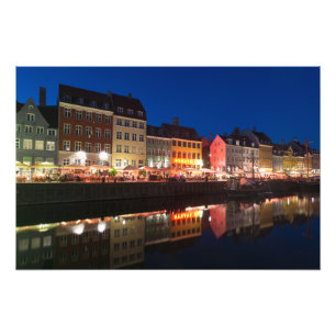 コペンハーゲンNyhavn フォトプリント