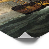 コペンハ前のデンマーク艦隊の破壊 ポスター (角)