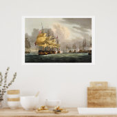 コペンハ前のデンマーク艦隊の破壊 ポスター (キッチン)