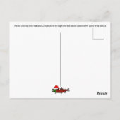 コホホ！緑のフィッシュマス – はがき (裏面)