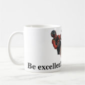 コボールドキックスクータートリックファンタジーアートコーヒーマグ コーヒーマグカップ (左)