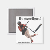 コボールドキックスクーターファンタジーアートボタンマグネット マグネット (正面/裏面)