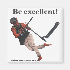 コボールドキックスクーターファンタジーアートボタンマグネット マグネット