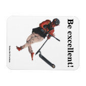 コボールドスクーターのトリックファンタジーアートフレキシブルマグネット マグネット (横)