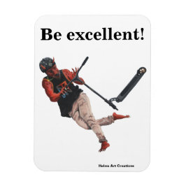 コボールドスクーターのトリックファンタジーアートフレキシブルマグネット マグネット