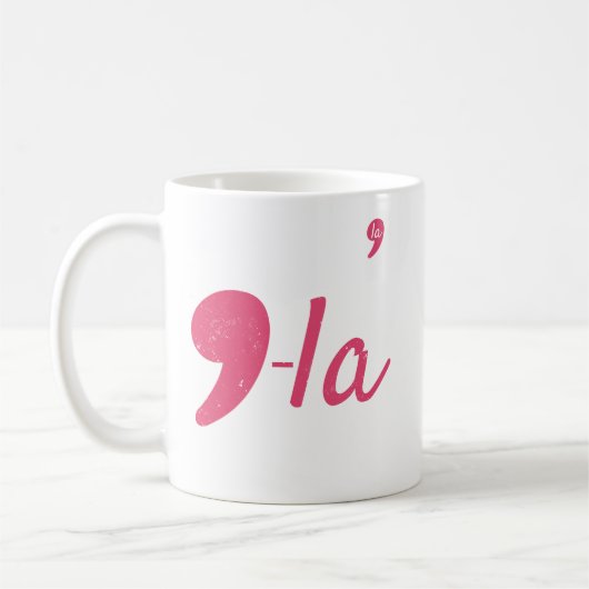 コマおもしろいラ・カマラハリス2024選挙ハリス コーヒーマグカップ (左)