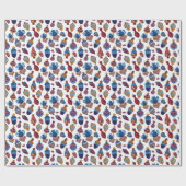 コマのオモチャ ラッピングペーパー (フラット)