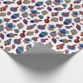 コマのオモチャ ラッピングペーパー (角)