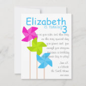 コマの三重奏 招待状 (正面)