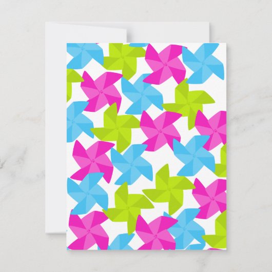 コマの三重奏 招待状 (裏面)