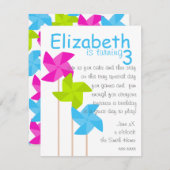 コマの三重奏 招待状 (正面/裏面)