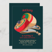 コマの回転 招待状 (正面/裏面)