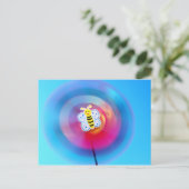 コマの玩具のポストカード ポストカード (スタンド正面)