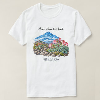 コマクサ高山植物Tシャツ – ライトカラー Tシャツ