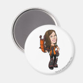 コマスター幽霊のよく出るウッズ選手 マグネット (正面/裏面)