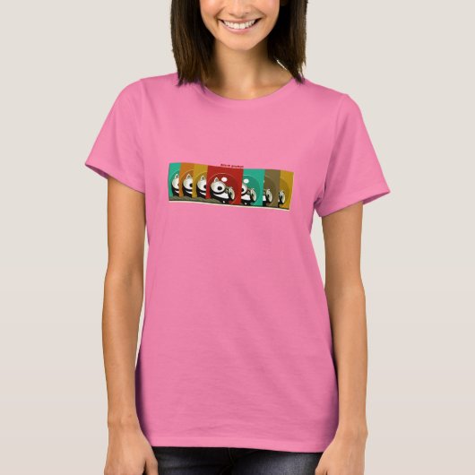 コマポップ・アートのンド Tシャツ (正面)