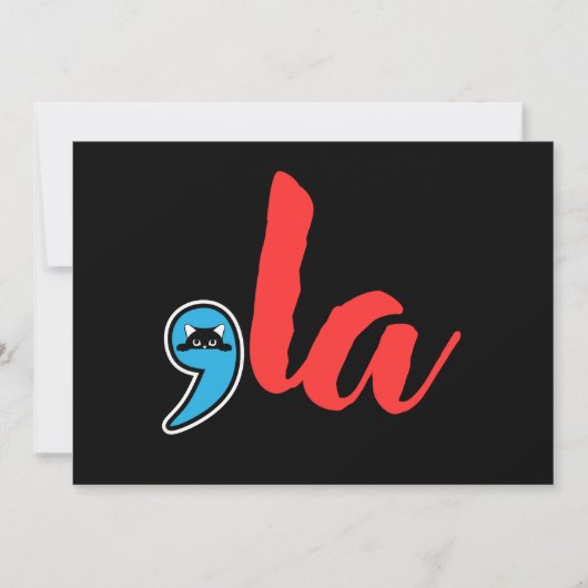 コマラ2024キャットレディ 招待状 (正面)