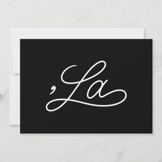 コマラ2024 招待状 (正面)