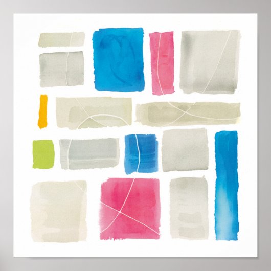 コマレスIII抽象芸術プリント | Sue Schlabach ポスター (正面)