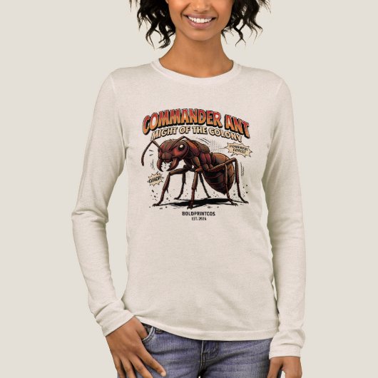 コマンダーアント 女性用Tシャツ トライブレンドTシャツ (正面)