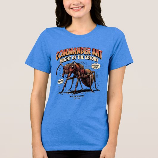 コマンダーアント 女性用Tシャツ トライブレンドTシャツ (正面)