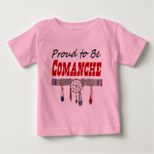 コマンチェの乳児または幼児のTシャツがあること誇りを持った ベビーTシャツ