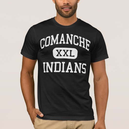 コマンチェ-インディアン-高コマンチェオクラホマ Tシャツ (正面)