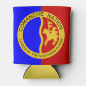 コマンチ国旗 缶クーラー (正面)