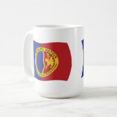 コマンチ族国家旗マグカップ コーヒーマグカップ (正面左)