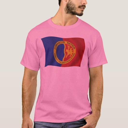コマンチ族旗シャツ Tシャツ (正面)