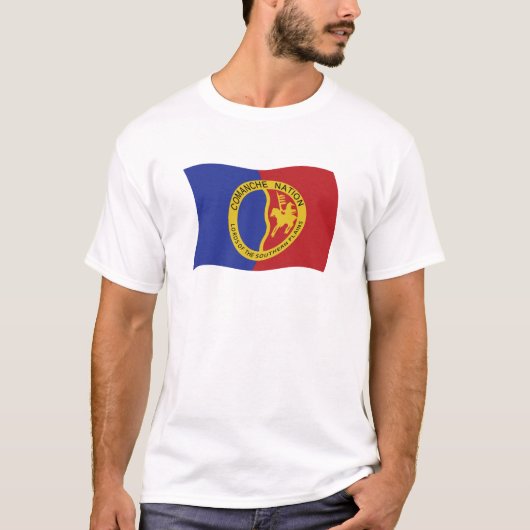 コマンチ族旗シャツ Tシャツ (正面)