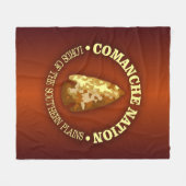 コマンチ民族 フリースブランケット (正面(横))