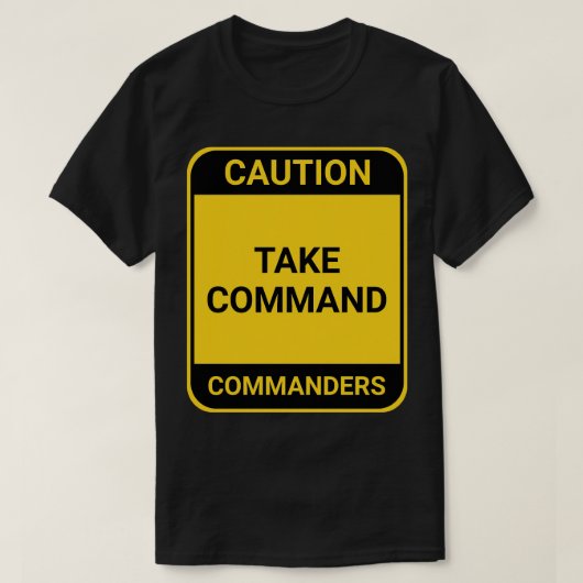 コマンドの実行 Tシャツ (デザイン正面)